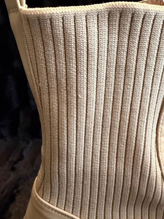 ASOS Public Desire Cream Combat Boots - Picture 4 of 16